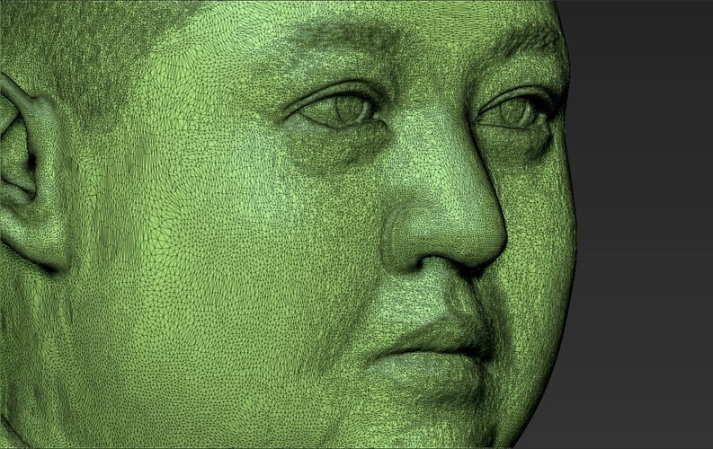 Kim Jong-un bust ready for full color 3D printing 3D Print 232390