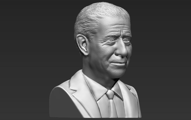 Prince Charles bust 3D printing ready stl obj 3D Print 232397