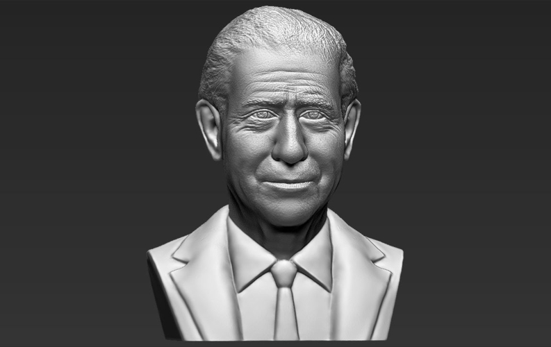 Prince Charles bust 3D printing ready stl obj 3D Print 232398