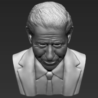 Prince Charles bust 3D printing ready stl obj - Thumbnail 12