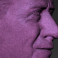 Prince Charles bust 3D printing ready stl obj - Thumbnail 15