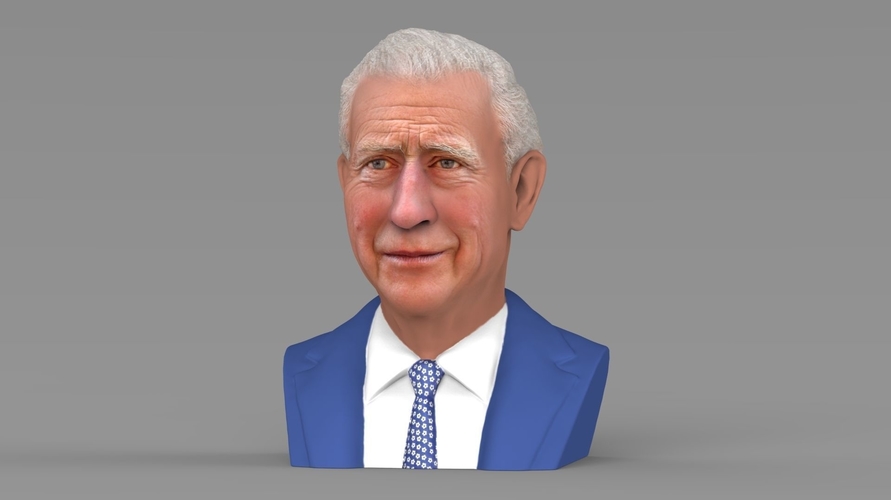 Prince Charles bust ready for full color 3D printing 3D Print 232408