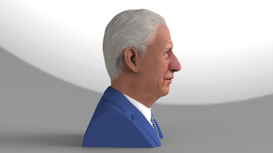 Prince Charles bust ready for full color 3D printing 3D Print 232411