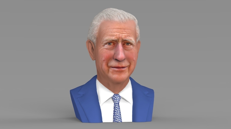 Prince Charles bust ready for full color 3D printing 3D Print 232412