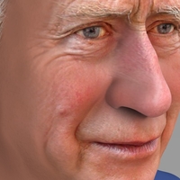 Prince Charles bust ready for full color 3D printing - Thumbnail 8