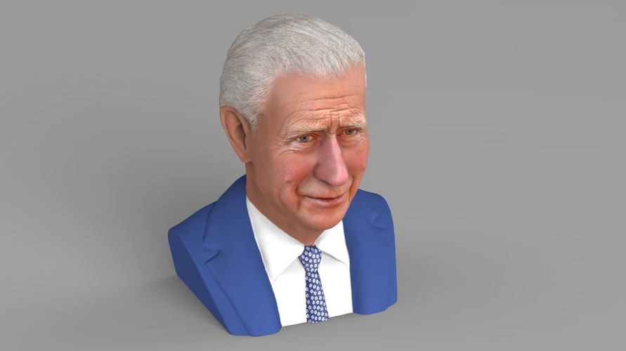 Prince Charles bust ready for full color 3D printing 3D Print 232415