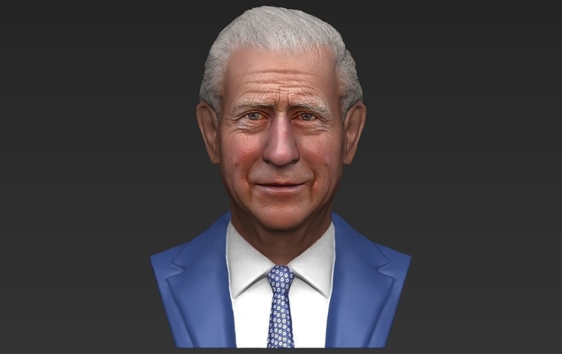 Prince Charles bust ready for full color 3D printing 3D Print 232417