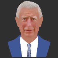 Prince Charles bust ready for full color 3D printing - Thumbnail 12