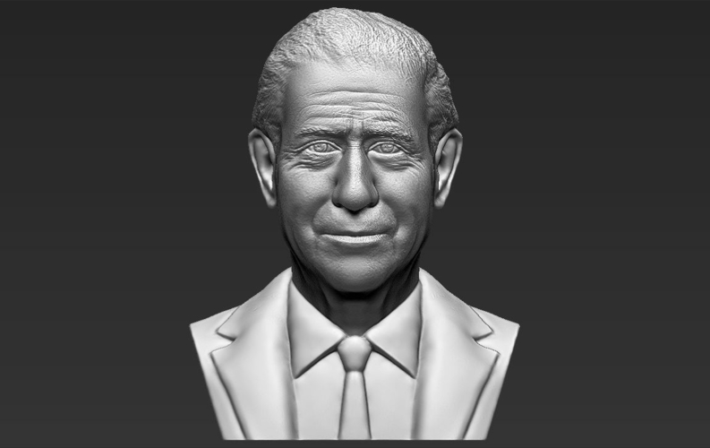Prince Charles bust ready for full color 3D printing 3D Print 232419