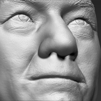 Professor X Charles Xavier bust ready for full color 3D printing - Thumbnail 20