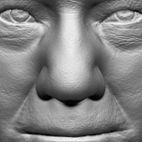 Professor X Charles Xavier bust ready for full color 3D printing - Thumbnail 21