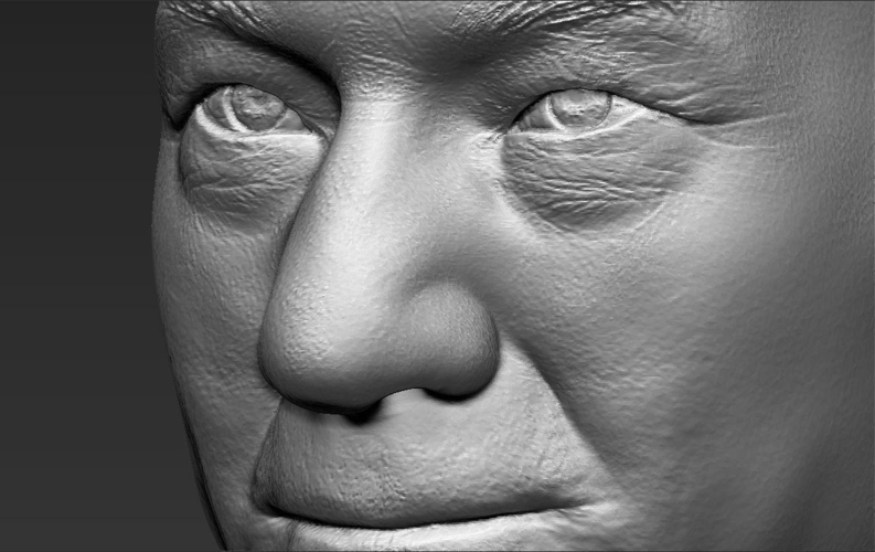 Professor X Charles Xavier bust ready for full color 3D printing 3D Print 232466