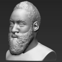 James Harden bust 3D printing ready stl obj - Thumbnail 3
