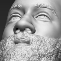 James Harden bust 3D printing ready stl obj - Thumbnail 12