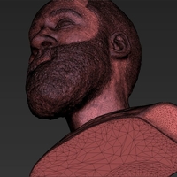 James Harden bust 3D printing ready stl obj - Thumbnail 15