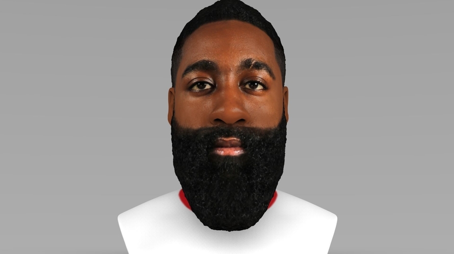 James Harden bust ready for full color 3D printing 3D Print 232485