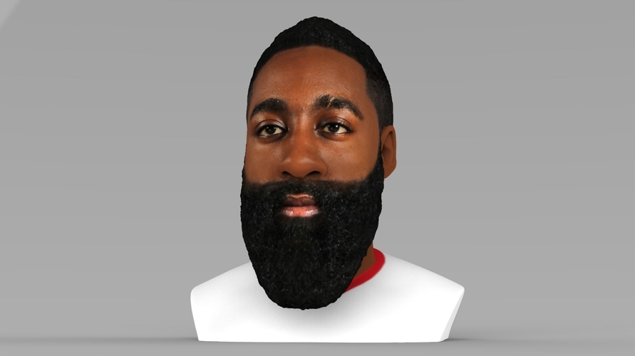 James Harden bust ready for full color 3D printing 3D Print 232486