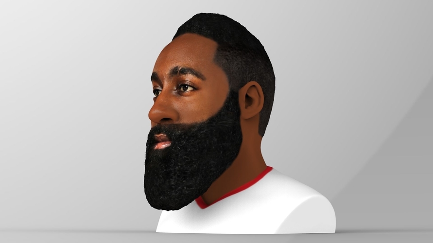 James Harden bust ready for full color 3D printing 3D Print 232487