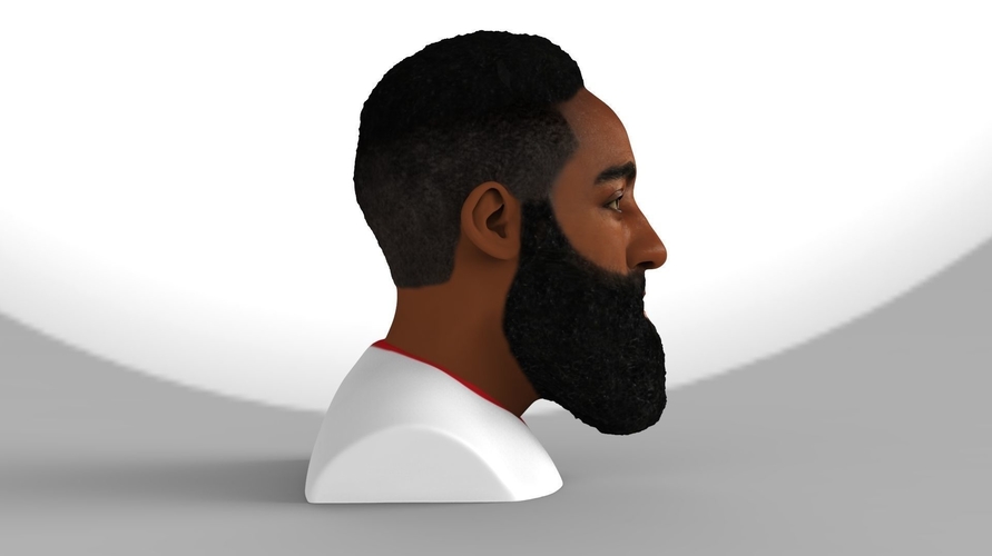 James Harden bust ready for full color 3D printing 3D Print 232488