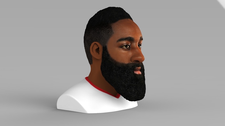 James Harden bust ready for full color 3D printing 3D Print 232489