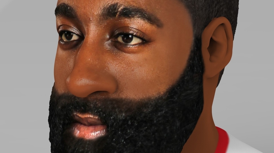 James Harden bust ready for full color 3D printing 3D Print 232492