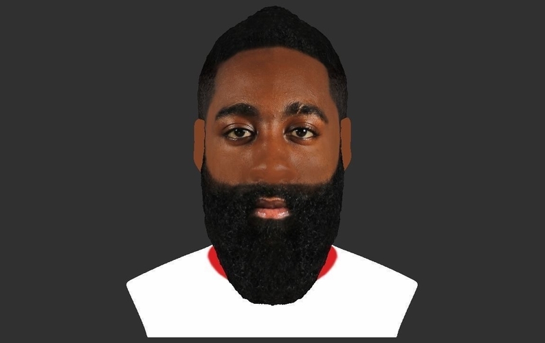 James Harden bust ready for full color 3D printing 3D Print 232494