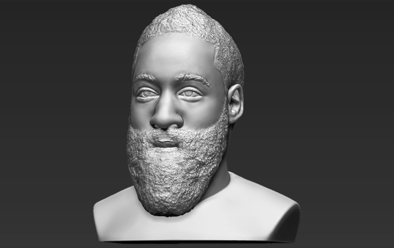 James Harden bust ready for full color 3D printing 3D Print 232496