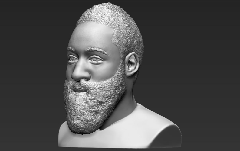 James Harden bust ready for full color 3D printing 3D Print 232497