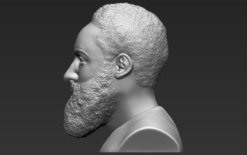 James Harden bust ready for full color 3D printing 3D Print 232498
