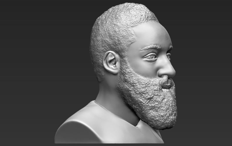 James Harden bust ready for full color 3D printing 3D Print 232500