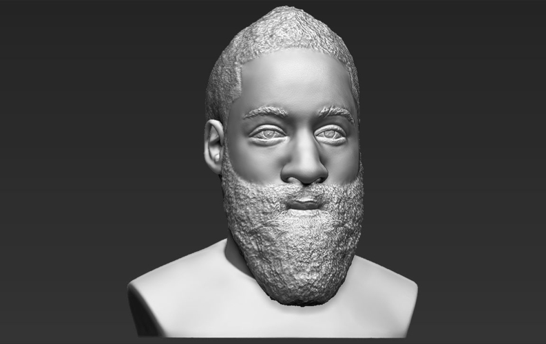 James Harden bust ready for full color 3D printing 3D Print 232501