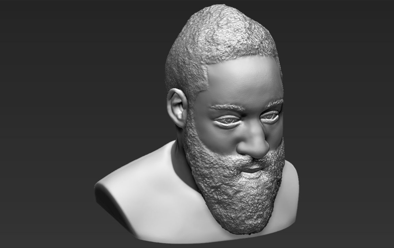 James Harden bust ready for full color 3D printing 3D Print 232502