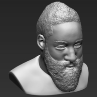 James Harden bust ready for full color 3D printing - Thumbnail 18