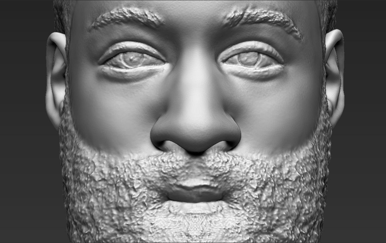 James Harden bust ready for full color 3D printing 3D Print 232503