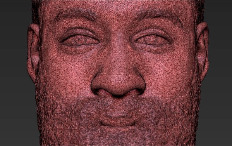 James Harden bust ready for full color 3D printing 3D Print 232505