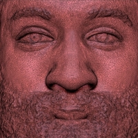 James Harden bust ready for full color 3D printing - Thumbnail 21