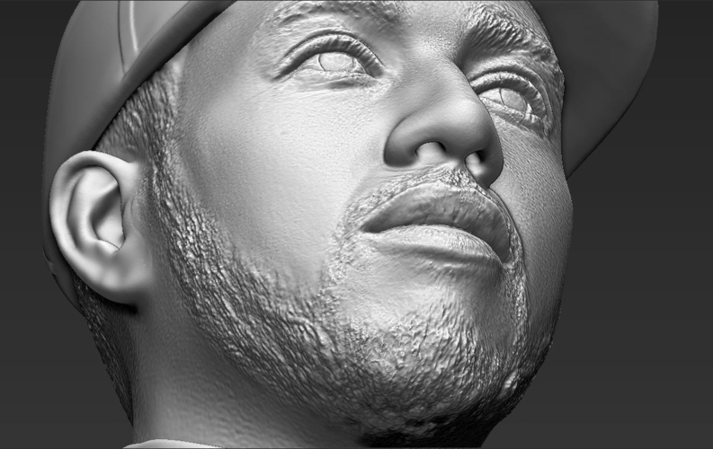 Lewis Hamilton bust 3D printing ready stl obj 3D Print 232519