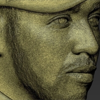 Lewis Hamilton bust 3D printing ready stl obj - Thumbnail 16