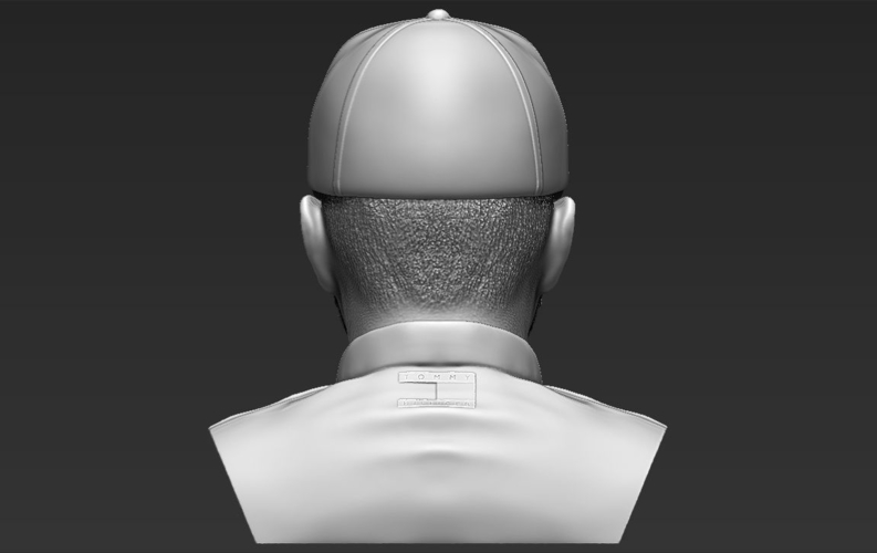 Lewis Hamilton bust ready for full color 3D printing 3D Print 232540