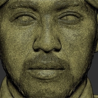 Lewis Hamilton bust ready for full color 3D printing - Thumbnail 24