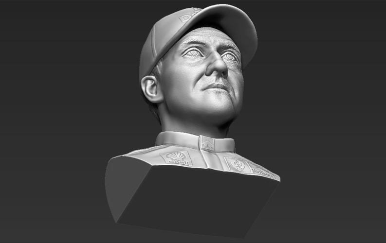 Michael Schumacher bust 3D printing ready stl obj 3D Print 232560