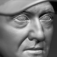Michael Schumacher bust 3D printing ready stl obj - Thumbnail 13