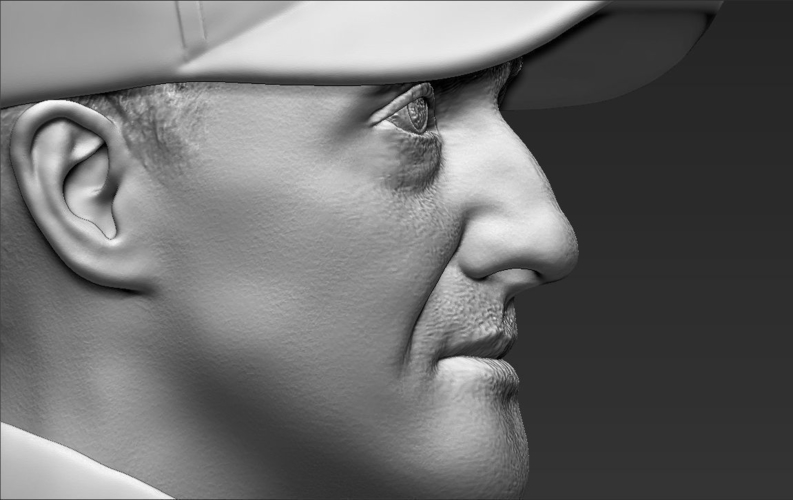 Michael Schumacher bust 3D printing ready stl obj 3D Print 232565