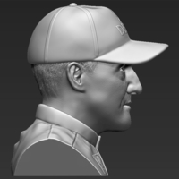 Michael Schumacher bust ready for full color 3D printing - Thumbnail 17