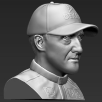 Michael Schumacher bust ready for full color 3D printing - Thumbnail 18