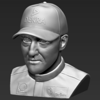 Michael Schumacher bust ready for full color 3D printing - Thumbnail 20