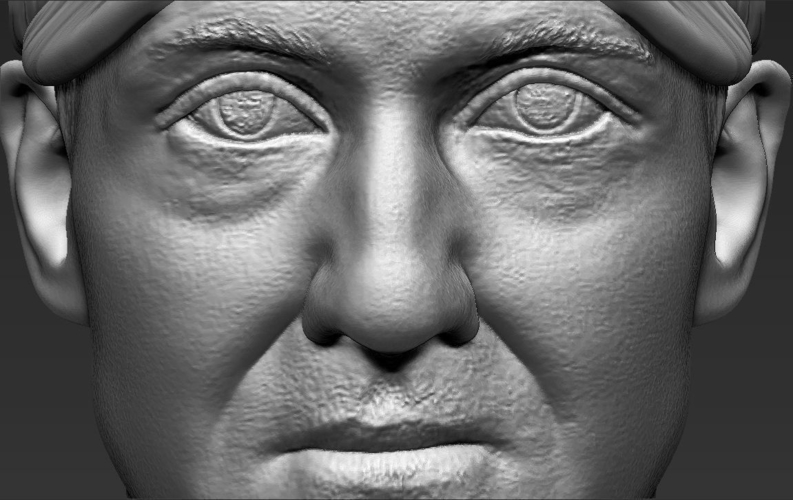 Michael Schumacher bust ready for full color 3D printing 3D Print 232588