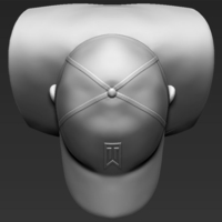 Tiger Woods bust 3D printing ready stl obj - Thumbnail 8