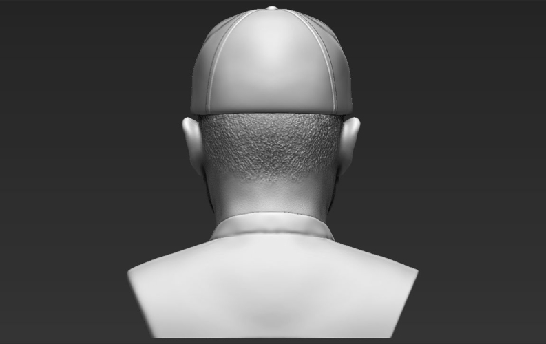 Tiger Woods bust ready for full color 3D printing 3D Print 232624