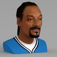 Snoop Dogg bust ready for full color 3D printing - Thumbnail 6